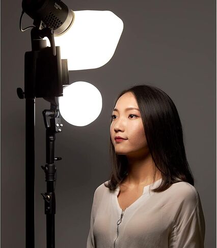 GODOX ML-CS1625 Softbox Diffusion Dome Kit with 3 Adapters, Foldable Diffuser for GodoxV1 Series V1 ML30 ML60BI AD200PRO AD300PRO 400PRO V Compatible with 850III V860III TT685II TT600 in Saudi Arabia
