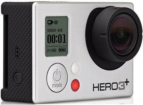 حزمة كاميرا GoPro HERO3+ الفضية (فضية) in Kuwait
