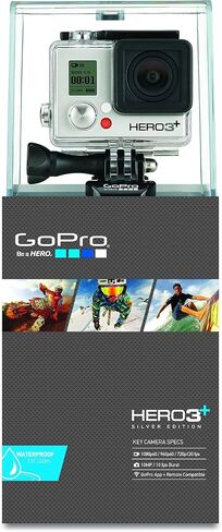 حزمة كاميرا GoPro HERO3+ الفضية (فضية) in Kuwait