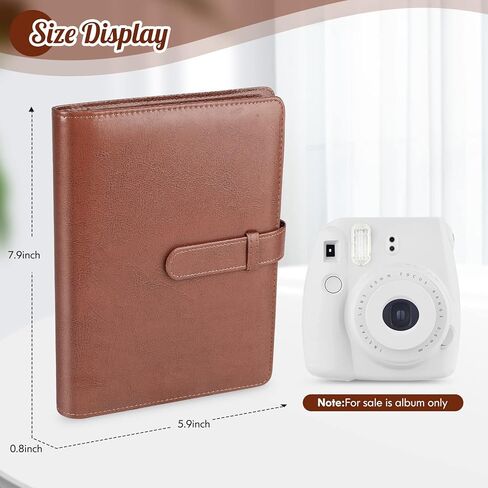 ألبوم صور Ablus 256 جيبًا لطابعات كاميرات Polaroid Snap SnapTouch Zip Mint، Fujifilm Instax Mini 11 90 9 8+ 8 7S 70 50S 26 25 LiPlay فيلم الكاميرا الفورية، طابعة Mini Link SP-1 (Nebula Purple) in Kuwait