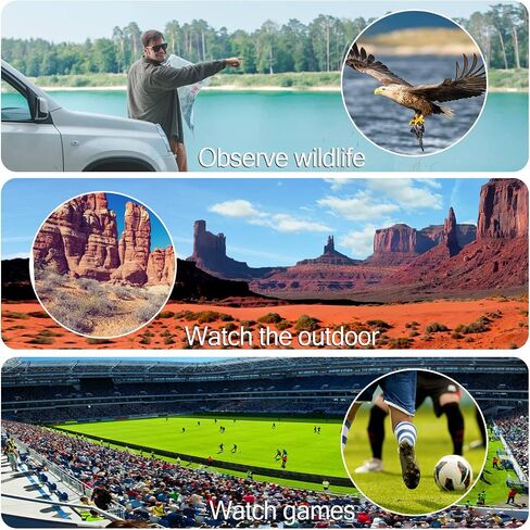 80x100 High Powered Monocular for Adults, HD Monocular with Adapter for Bird Watching Wildlife Hunting Hiking with Smartphone Holder & Tripod (Black04) in Saudi Arabia