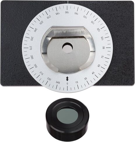 AmScope PZK Simple Polarizing Kit for Compound Microscopes, Graduated Round Stage, 1-1/8" Lens in Saudi Arabia