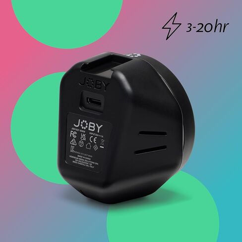 JOBY Beamo Reel LED Light for Content Creator for Compact Mirrorless Cameras or Smartphones, Vlogging Light for YouTube, Streaming and Content Creators in Kuwait