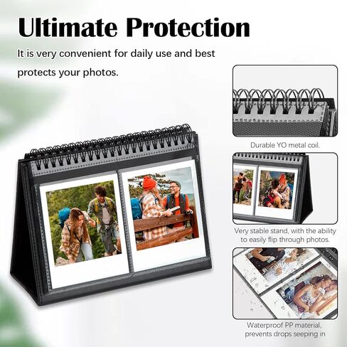 عبوتان من ألبوم الصور لكاميرا Fujifilm Instax Wide 300، وألبوم صور Polaroid 600، وألبومات Polaroid Now+ Now OneStep2 OneStep+ 600 كاميرا فيلم فورية in Kuwait