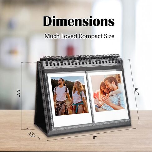 عبوتان من ألبوم الصور لكاميرا Fujifilm Instax Wide 300، وألبوم صور Polaroid 600، وألبومات Polaroid Now+ Now OneStep2 OneStep+ 600 كاميرا فيلم فورية in Kuwait