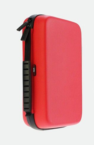 Navitech Red Heavy Duty Robust Action Camera Hard Case - Compatible with The Dragon Touch Vision 3 PRO in Kuwait