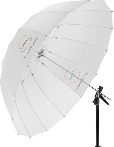 Easy Lock Medium Deep Translucent Fiberglass Umbrella (41") in Saudi Arabia