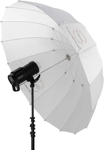 Easy Lock Medium Deep Translucent Fiberglass Umbrella (41") in Saudi Arabia