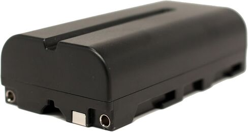 2 Pack - Replacement for Sony NEX-FS100 Battery + Charger - Compatible with Sony NP-F550 Digital Camera Battery and Charger (2200mAh 7.2V Lithium-Ion) in Saudi Arabia