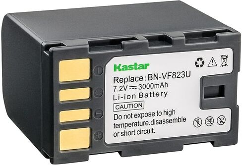 Kastar BN-VF823 Battery 1-Pack Replacement for JVC BN-VF808 BN-VF808U BN-VF815 BN-VF815U BN-VF823 BN-VF823U BN-VF915 BN-VF915U BN-VF923 BN-VF923U Battery, JVC GZ-HD300 GZ-HD300A Camera in Saudi Arabia