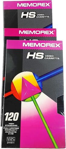 3 Pack HS T-120 Minute Video Tape in Saudi Arabia