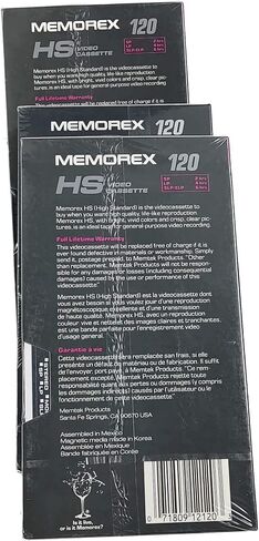 3 Pack HS T-120 Minute Video Tape in Saudi Arabia