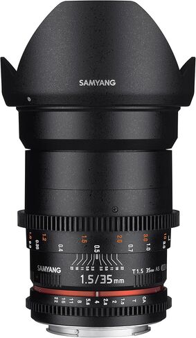 ساميانغ عدسة فيديو بتركيز يدوي T1.5 VDSLR II 35 ملم لكاميرا كانون دي اس ال ار in Saudi Arabia