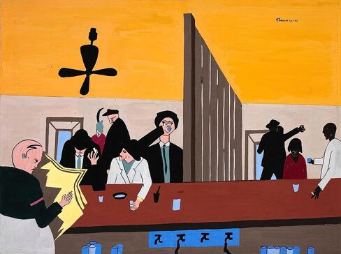 Jacob Lawrence : Bar and Grill : 1941 : Archival Quality Art Print in Saudi Arabia