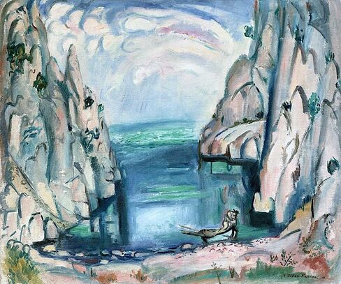 The Cove : Othon Friesz : 1912 : Archival Quality Art Print in Saudi Arabia