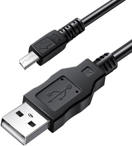 كبل USB CB-USB1 بديل 4pin كاميرا نقل بيانات سلك شحن متوافق مع كاميرا أولمبس الرقمية أولمبس سلسلة C-1 C-1 Zoom C-2040 Zoom D-series D-100 E-series E-10 والمزيد (5 قدم) in Kuwait