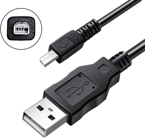 كبل USB CB-USB1 بديل 4pin كاميرا نقل بيانات سلك شحن متوافق مع كاميرا أولمبس الرقمية أولمبس سلسلة C-1 C-1 Zoom C-2040 Zoom D-series D-100 E-series E-10 والمزيد (5 قدم) in Kuwait
