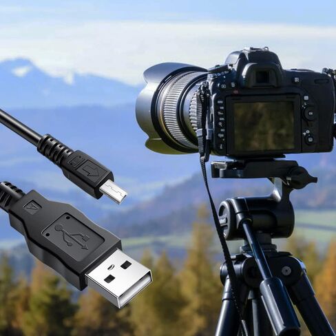 كبل USB CB-USB1 بديل 4pin كاميرا نقل بيانات سلك شحن متوافق مع كاميرا أولمبس الرقمية أولمبس سلسلة C-1 C-1 Zoom C-2040 Zoom D-series D-100 E-series E-10 والمزيد (5 قدم) in Kuwait