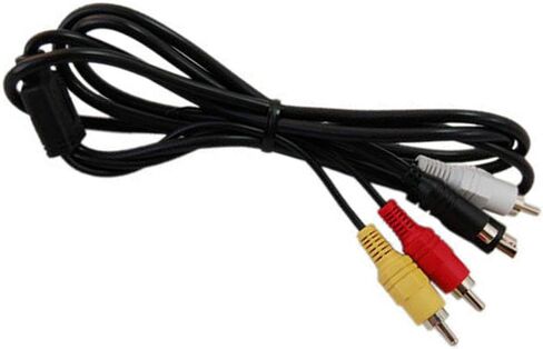 HQRP AV Audio Video Cable/Cord Compatible with Sony MHS-CM1, MHS-PM1 Webbie HD Camera in Saudi Arabia