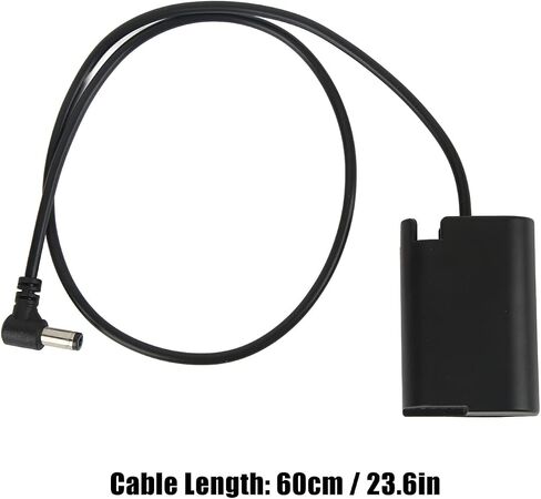 Power Adapter, ABS Metal Premium Chip Safety Protection Camera Dummy Battery, Continuous Power Camera Charger, for S5 DC S5 DC S5K DC S5GK GH6 Digital Camera in Kuwait