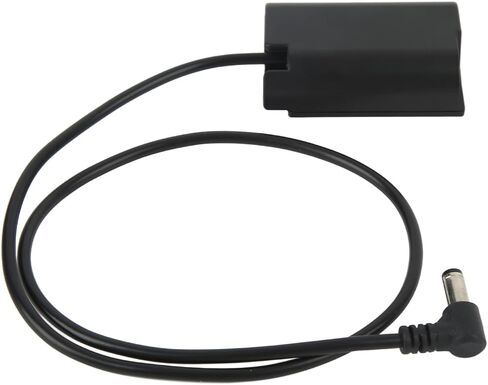 Power Adapter, ABS Metal Premium Chip Safety Protection Camera Dummy Battery, Continuous Power Camera Charger, for S5 DC S5 DC S5K DC S5GK GH6 Digital Camera in Kuwait