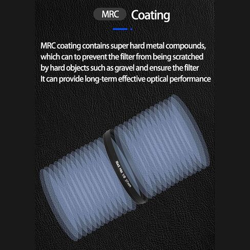 Black Mist Filter, 1/4 Filter Black Soft Filter Cinematic Effect Filter Portrait Hazy, Optical Glass, for Photography and Videography (39MM) in Saudi Arabia
