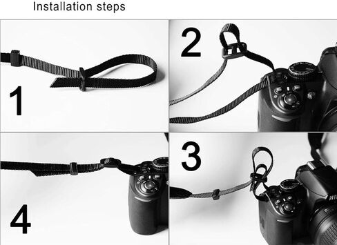 Elvam Universal Men and Women Scarf Camera Strap Belt Compatible with DSLR, SLR, Instant,Digital Camera - orange pattern in Kuwait