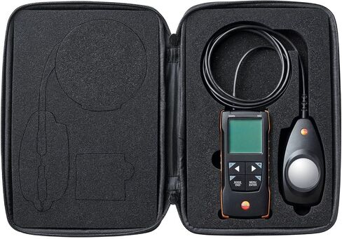 Testo 545 Digital Lux Meter – Light Meter Handheld for Light Illuminance Measurement in Workplaces – Range of up to 100,000 Lux – Luxometer with App Compatibility in Saudi Arabia