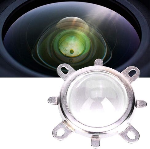 20-100W LED Light Lens LED Reflector 44mm Optical Glass Lens + 50mm Reflector Collimator Cup + Fixed Bracket(60°) in Saudi Arabia