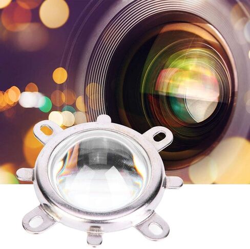 20-100W LED Light Lens LED Reflector 44mm Optical Glass Lens + 50mm Reflector Collimator Cup + Fixed Bracket(60°) in Saudi Arabia