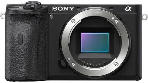 Sony a6600 Mirrorless Camera (ILCE6600/B) E PZ 16-50mm f/3.5-5.6 OSS Lens+Case+128 GIG Memory Cards+TTL Flash+Tripod(17PC) Bundle in Saudi Arabia