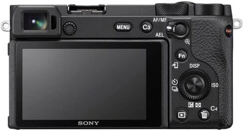 Sony a6600 Mirrorless Camera (ILCE6600/B) E PZ 16-50mm f/3.5-5.6 OSS Lens+Case+128 GIG Memory Cards+TTL Flash+Tripod(17PC) Bundle in Saudi Arabia