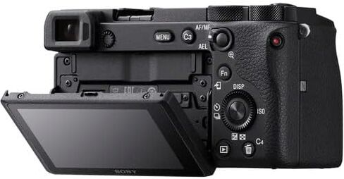 Sony a6600 Mirrorless Camera (ILCE6600/B) E PZ 16-50mm f/3.5-5.6 OSS Lens+Case+128 GIG Memory Cards+TTL Flash+Tripod(17PC) Bundle in Saudi Arabia