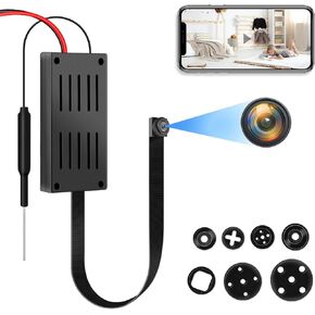 Spy Camera, 4K HD WiFi Hidden Camera, DIY Tiny Wireless Spy Cam, Mini Camera for Home Surveillance Security Cameras with Motion Detection for Indoor Outdoor(2.4GHZ Only, No Night Vision) in Saudi Arabia
