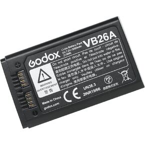 GODOX VB26A 7.2V 3000mAh Rechargeable Lithium-ion Li-ion Battery Pack V1-C V1-N V1-S V1-F V1-O V1-P V850III V860III-C V860III-N V860III-S V860III-F V860III-O On Camera Flash Speedlight in Saudi Arabia