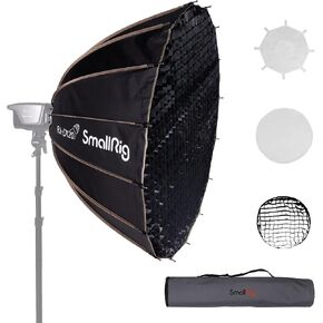 SMALLRIG Parabolic Softbox Quick Release, Parabolic Softbox, Compatible with SmallRig RC 120D/RC 120B/RC 220D/RC220B and Other Bowens Mount Light (33.5inch/85cm) in Kuwait