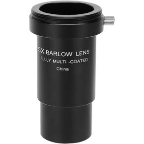 5X Barlow Lens, Black Metal Barlow Lens/T Adapter for 1.25'' Telescope, M42 x 0.75mm Thread Pitch Lens, for Astronomical Photography - Fully Multi Coated FMC in Kuwait
