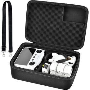 حافظة صلبة متوافقة مع طائرة DJI Mini 3 Pro Drone وجديد لجهاز التحكم DJI RC، حامل سفر محمول للمراوح الاحتياطية، حقيبة تخزين وإكسسوارات خفيفة الوزن وقابلة للطي للكاميرا بدون طيار - صندوق فقط in Kuwait