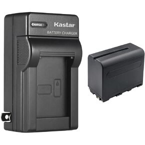 Kastar 4-Pack NP-F960 / NP-F970 Battery and AC Wall Charger Replacement for Atomos Shinobi 5", Shogun Connect 7", Shogun 7 Monitor, Ninja V 5", Ninja V+ 5.2", Shinobi SDI 5" 3G-SDI 4K HDMI Pro Monitor in Kuwait
