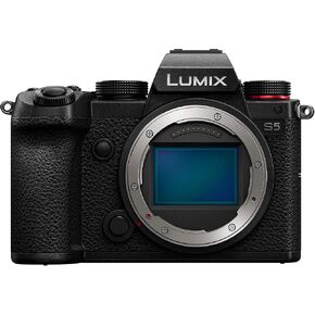 Panasonic LUMIX S5 Full Frame Mirrorless Camera, 4K 60P Video Recording with Flip Screen & WiFi, L-Mount, 5-Axis Dual I.S., DC-S5BODY (Black) in Saudi Arabia