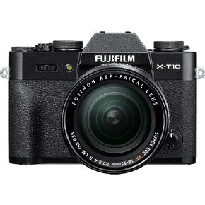 Fujifilm X-T10 Black Mirrorless Digital Camera Kit with XF18-55mm F2.8-4.0 R LM OIS Lens (Old Model)