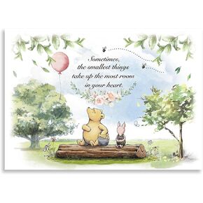 5x3ft Classic Bear Baby Shower Backdrop Party Decorations Supplies for Boys Newborn Kids Blue Balloon and Friends Birthday Cake Table Banner Photo Studio Props Photography Background