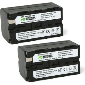 Wasabi Power L-Series Battery Replacement for Sony NP-F730, NP-F750, NP-F770 (2-Pack) in Saudi Arabia