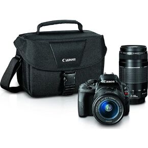 Canon EOS Rebel SL1 18.0 MP CMOS Digital SLR with 18-55mm EF-S is STM Lens Black in Kuwait