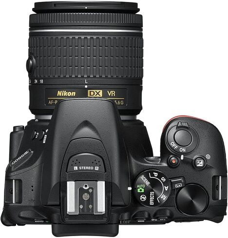 Nikon D5600 24.2MP DSLR Digital Camera with 18-55mm Lens (1576) Bundle Kit with 64GB Ultra SD Card + Large Camera Bag + Filter Kit + Spare Battery + Telephoto Lens + More in Saudi Arabia