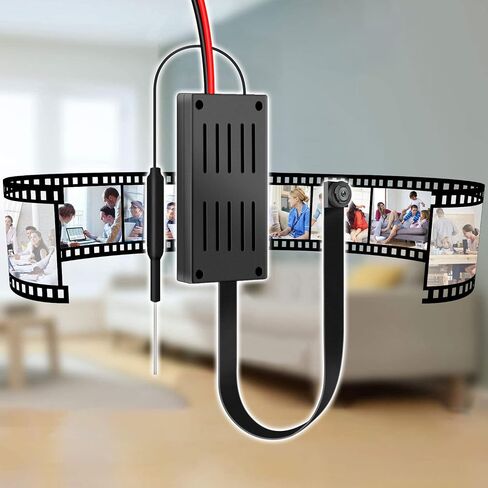 Spy Camera, 4K HD WiFi Hidden Camera, DIY Tiny Wireless Spy Cam, Mini Camera for Home Surveillance Security Cameras with Motion Detection for Indoor Outdoor(2.4GHZ Only, No Night Vision) in Saudi Arabia