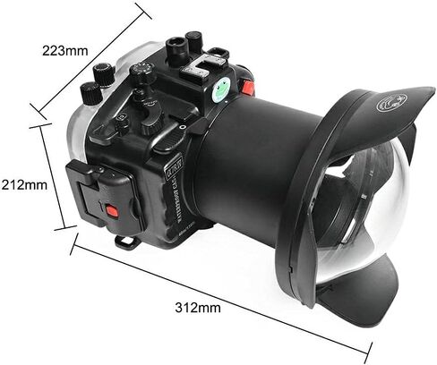 Sea frogs A7R IV 40M/130FT Underwater Camera housing (Standard Port) Zoom Ring for FE16-35 F4 Included in Saudi Arabia