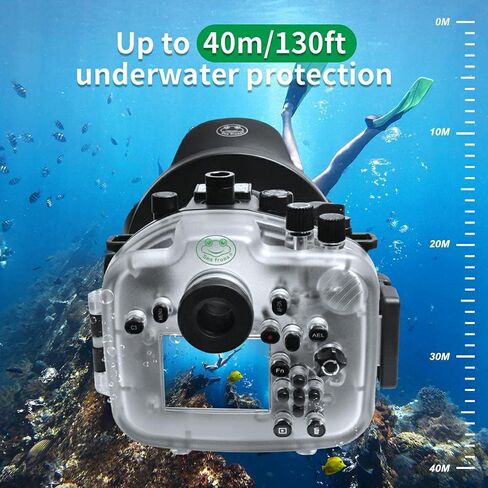 Sea frogs A7R IV 40M/130FT Underwater Camera housing (Standard Port) Zoom Ring for FE16-35 F4 Included in Saudi Arabia