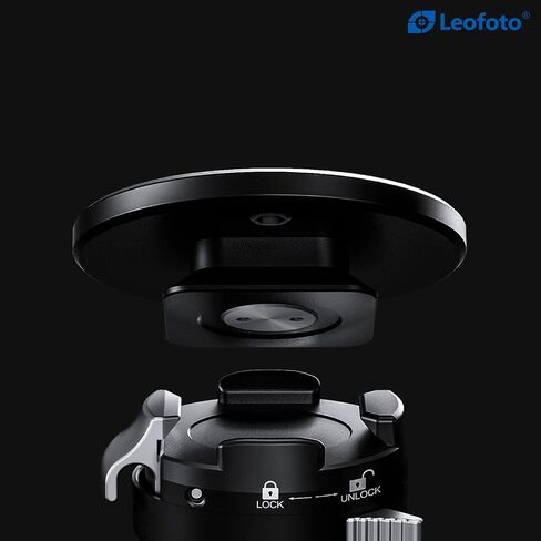 Leofoto VD-03 Monopod Tilt Base/Stand/Ground Pod w Ball Head/Quick Release Combo in Saudi Arabia