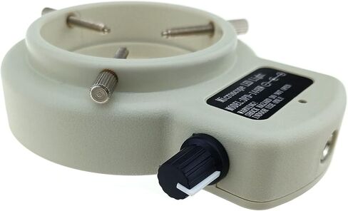 QAREQU 144 LED Ring Light Adjustable Illuminator for HDMI Camera Microscope Brightness, 2.48 inch Mounting Diameter in Kuwait